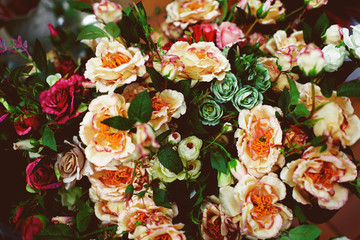 Fototapeta premium Abstract flower arrangement. natural background. close-up