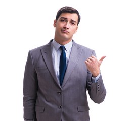 Businessman isolated on white background