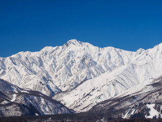 真冬の五竜岳
