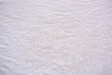 Crumpled Vintage White Cloth