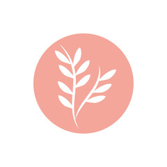 branch with leafs block and line style