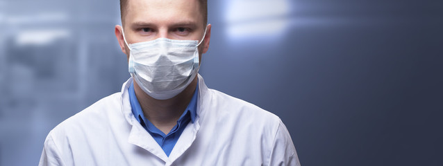 Young doctor against new Coronavirus 2019-nCoV