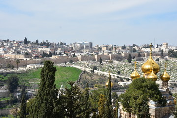 Fototapeta na wymiar cityscape of Jerusalem - Israel