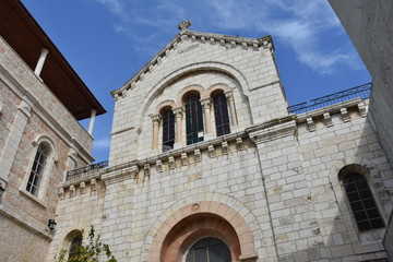 Fototapeta na wymiar Details of Church of Our Lady of Sorrows, Jerusalem