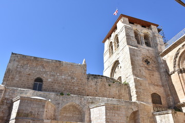 Fototapeta na wymiar The Church of the Holy Sepulchre in Jerusalem