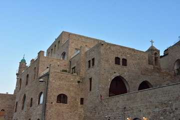 Fototapeta na wymiar Jaffa, in Hebrew Yafo and also called Japho or Joppa, the southern and oldest part of Tel Aviv–Yafo in Isreal