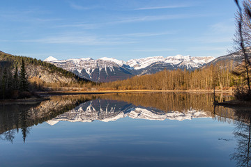 Perfect lake reflection