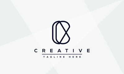 Modern creative letter C logo design. Minimal C, CC initial based vector icon.