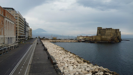 Fototapeta na wymiar Napoli mergellina