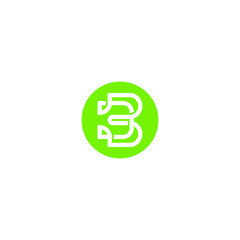 Letter b Logo. modern Vector icon