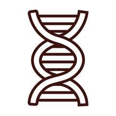 dna molecule line style icon