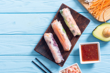 Vietnamese spring rolls