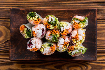 Vietnamese spring rolls