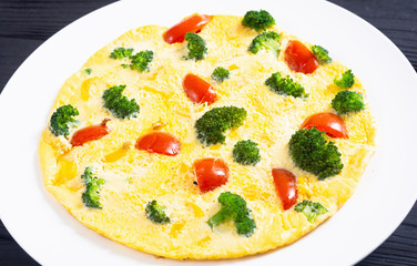 Italian healthy breakfast Omelette