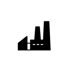 Vector illustration, factory icon design
