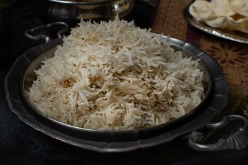 Jeera rice- sauteed rice with ghee and cumin