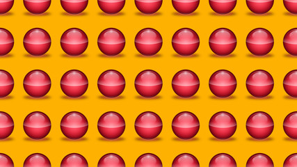 seamless abstract spheres pattern illustration 3d render