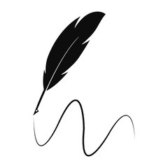 Feather pen  logo