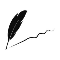 Feather pen  logo