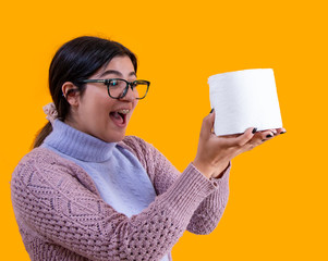 Abusive toilet paper retail out of the coronavirus pandemic