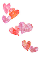 ハートをデザインした背景素材