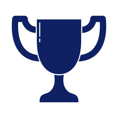 trophy prize, silhouette style icon