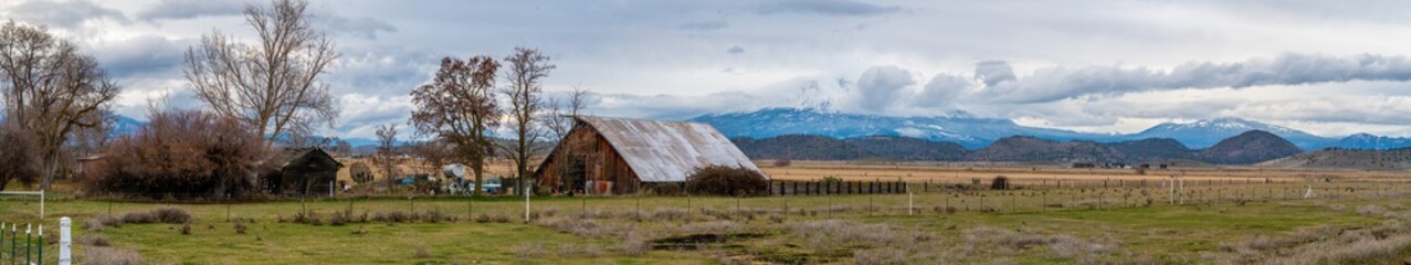 Mount Shasta and Country Farm