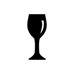 glass wine icon vector design template