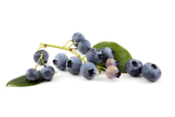 Cluster of blueberries