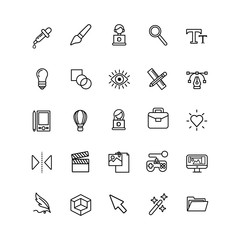 bundle of designer set icons