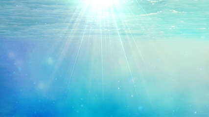 海中のイメージイラスト