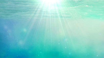 海中のイメージイラスト