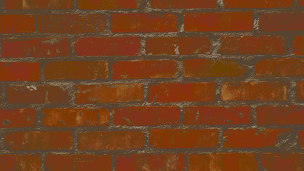 煉瓦壁　レンガ　背景イラスト