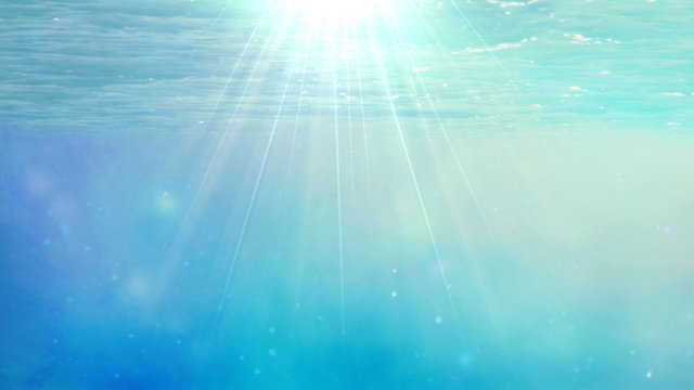 海中のイメージイラスト