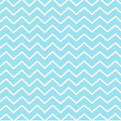 Striped zigzag on blue background. vector illustration