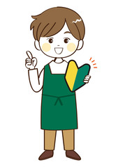 男性、店員、初心者、説明