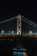 San Francisco Night, bay bridge