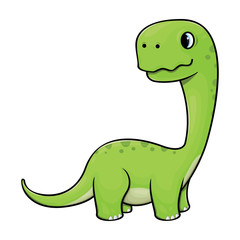 Dino, Brontosaurus vector character