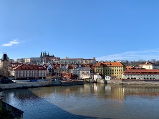 Fototapeta premium view of city of prague