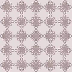 Poster seamless pattern with brown ornament flowers, perfect for patern, wallpaper, texture,decoration, ornament, ilustration, ppt, instagram, batik & damask concept. © Adi