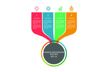 Infographic template design, infographic business