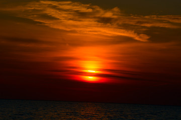 Obraz premium Gorgeous sunset in Ontario