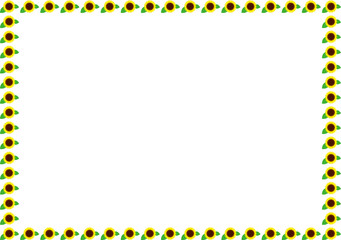 ひまわりの背景素材