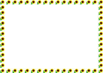 ひまわりの背景素材