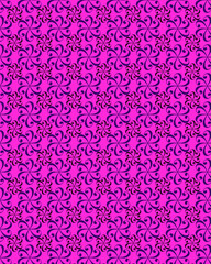 Design seamless monochrome  pattern. Abstract interlaced background