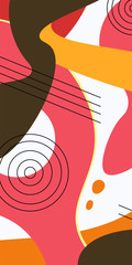 Lifestyle Graphic Abstract Flat Vector Pattern Design