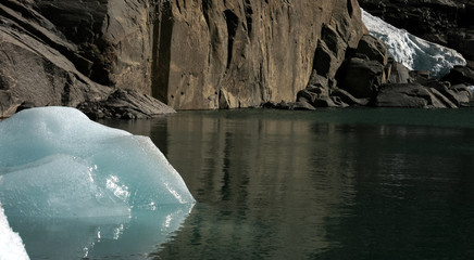 Glacier melting in Norway