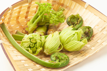 山菜の盛り合わせ