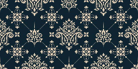 Rectangular seamless Bandana Print vector design for rug, carpet, tapis, shawl, towel, textile, yoga mat. Neck scarf or kerchief pattern design. Traditional ornamental ethnic pattern with paisley. - 330429798