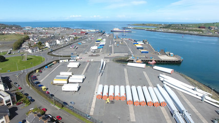 Port of Larne Co Antrim Northern Ireland 14th March 2020